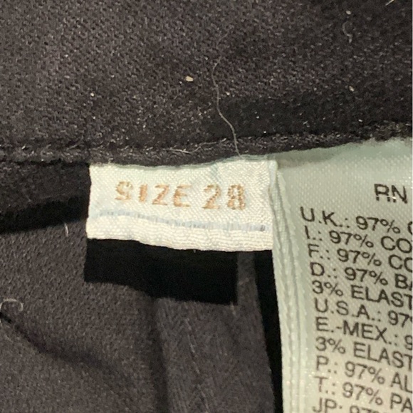 Women’s Diesel Black Zip Leg Pants - Picture 8 of 9